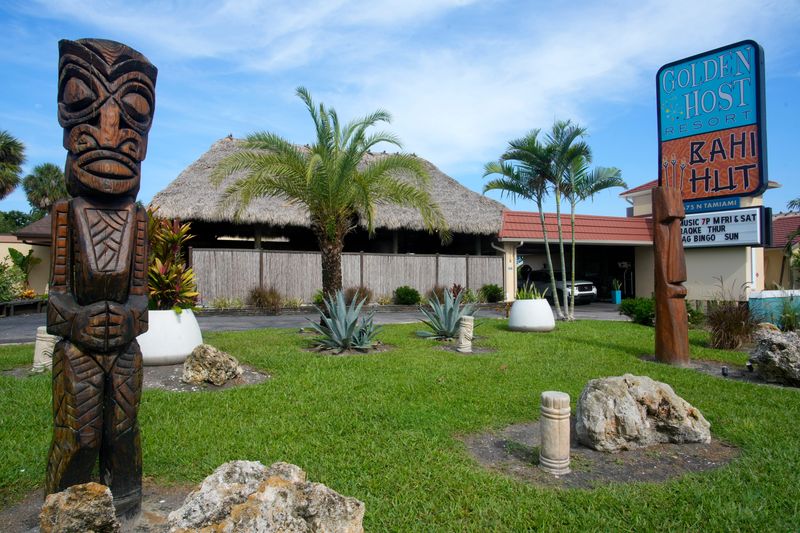 The Bahi Hut, located at the Golden Host Resort at 4675 N. Tamiami Trail in Sarasota.