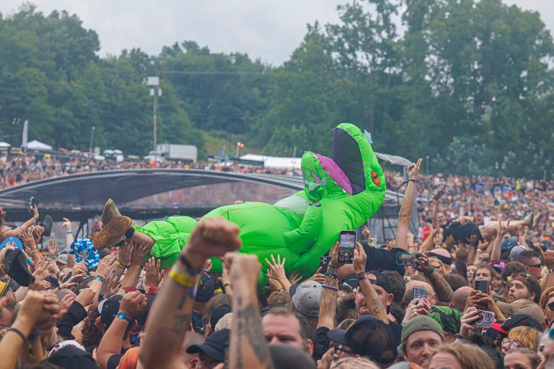 After a rain-delayed start, the last day of Inkcarceration turned out another enormous crowd for Three Days Grace, Lamb of God, and Five Finger Death Punch as tattoo enthusiasts went inside the Ohio State Reformatory for new ink.