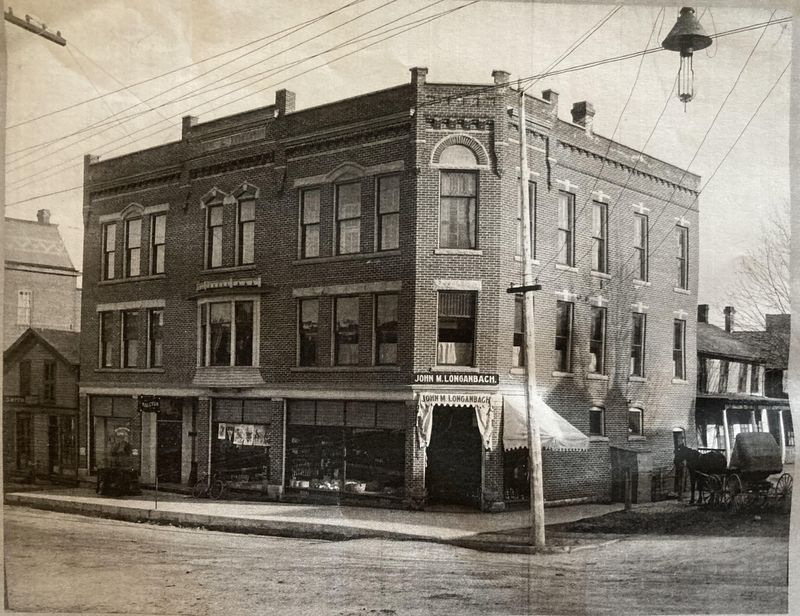 The Anderson Block in about 1890 in Fremont.