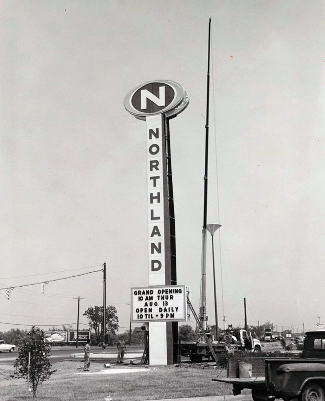 This Week In History: Northland Mall, located at Morse and Karl roads, opened on Aug. 13, 1964. Northland was the first of the city’s compass-point shopping malls (Northland, Eastland, Westland), and more than 50,000 people visited on opening day. Originally an open-air shopping center, it was enclosed in 1975 and more stores were added. Eventually, other Columbus-area malls opened (Tuttle, in 1997; Easton, 1999; Polaris, 2001) and began to lure shoppers away. Northland closed in 2002, with some portions demolished, and others redeveloped.