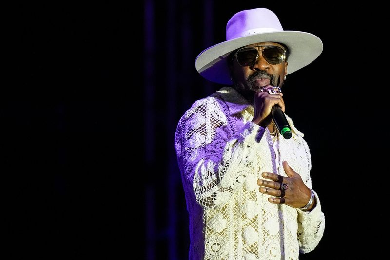 Anthony Hamilton performs during the Cincinnati Music Festival at Paycor Stadium in downtown Cincinnati on Friday, July 25, 2025.
