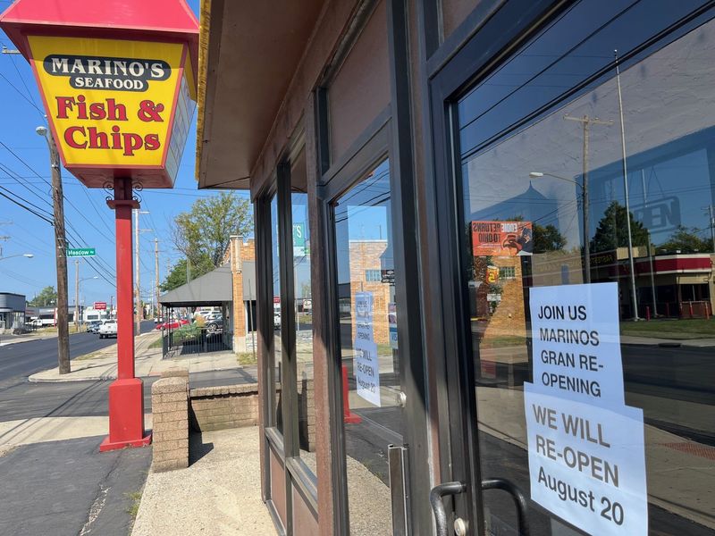 Marino's Seafood Fish & Chips owners Harry and Rosemarie Kougendakis have announced they are retiring, but the business will still be open under new owners.