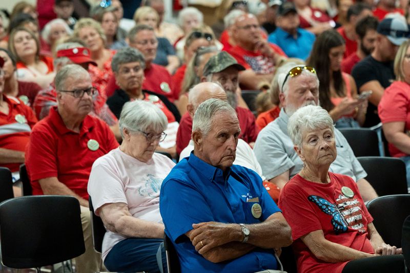 Local residents in Amanda, and beyond, attended a meeting about the proposed Carnation Solar Project in Amanda, by the Geronimo Power Company, at Amanda-Clearcreek High School on August 11, 2025, in Amanda, Ohio.