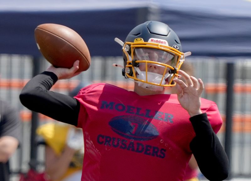 Moeller senior quarterback Matt Ponatoski was Ohio Mr. Football in 2024.