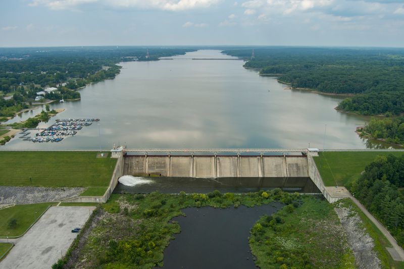 The Hoover Reservoir is one of multiple sources of drinking water for Columbus and its suburbs.