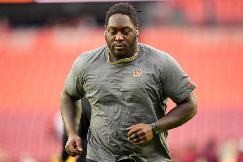 Cincinnati Bengals offensive tackle Amarius Mims