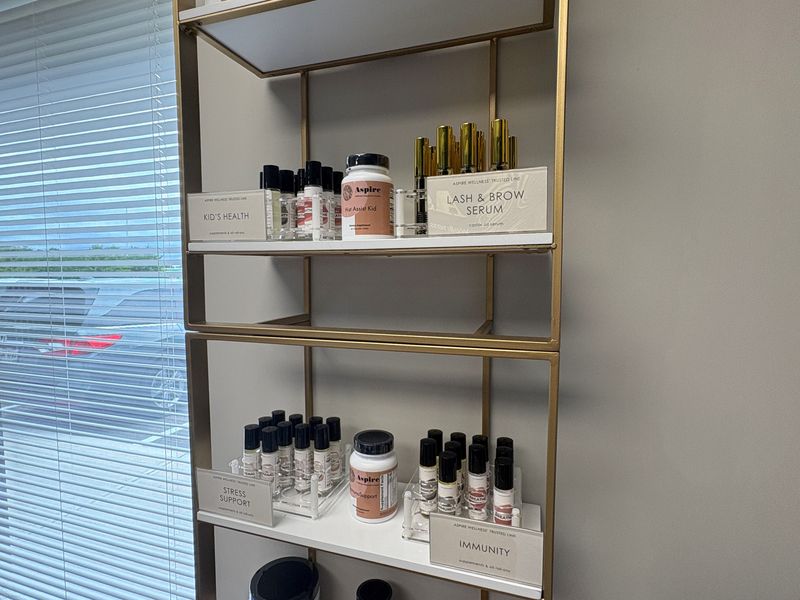 Some of the products that are available at Aspire Wellness Integrative Health in Lancaster, formerly Desire Wellness Group