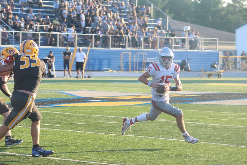 Bellevue's Ike Brown takes a look.