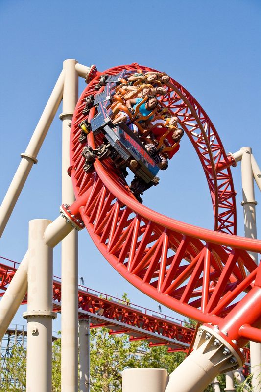 Riders enjoy the Maverick at Cedar Point in Sandusky.