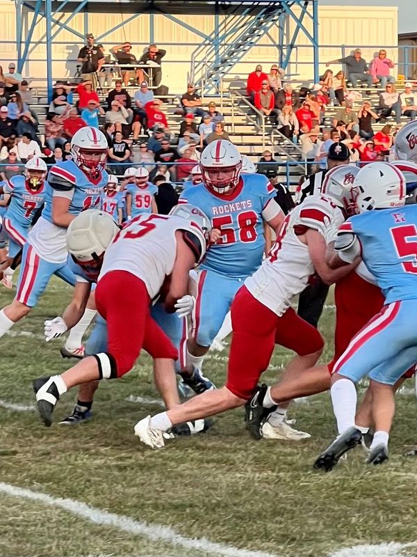 Ridgedale's Britton Pottkotter (58) was named second-team All-Ohio defensive lineman in Division VII football by the Ohio Prep Sports Media Association.