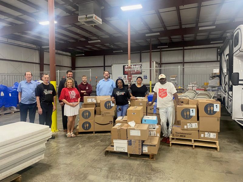 The United Way Summer of Caring Food Drive resulted in a box truck full of nonperishable food items for Catholic Charities and The Salvation Army local food pantries thanks to donations from patrons at all branches of the Mansfield-Richland County Public Library.