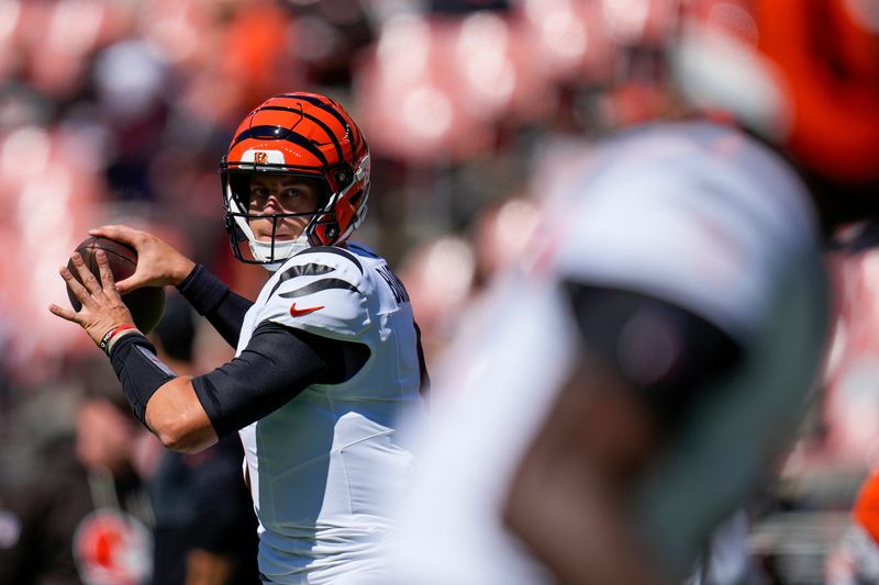 Joe Burrow and the Bengals finished the 2025 season with a 6-11 record.