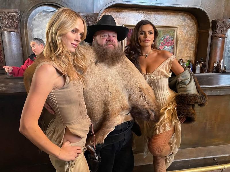 Massillon native Scott McCauley is shown on a movie set. McCauley lives in Stark County but travels the country filling small roles for both Hollywood and independent films.