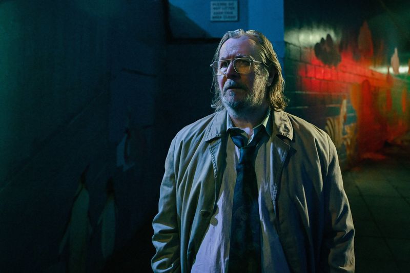 Gary Oldman stars as a "disgraced" British intelligence agent in "Slow Horses," which is returning for its fifth season on Apple TV+.