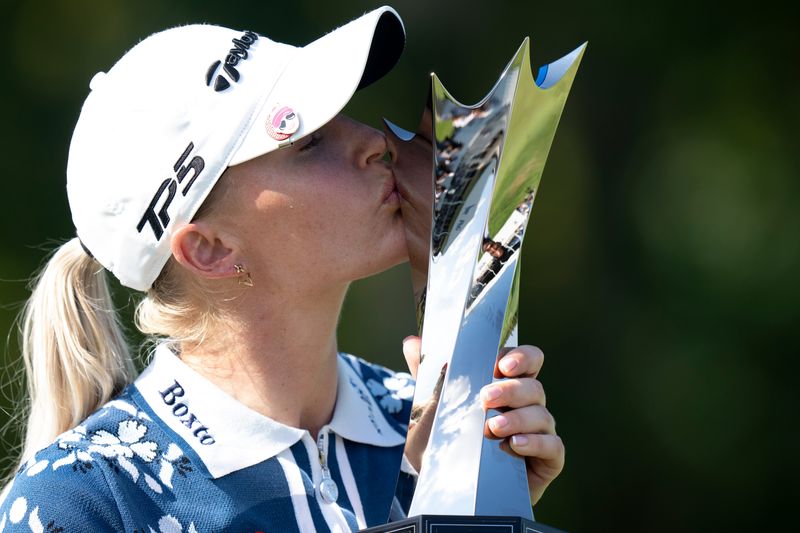 Charley Hull won the 2025 Kroger Queen City Championship in dramatic fashion.