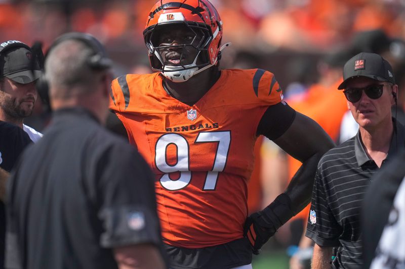 The Bengals defense will be without rookie edge rusher Shemar Stewart because of an ankle injury he suffered in the victory over the Jacksonville Jaguars in Week 2.