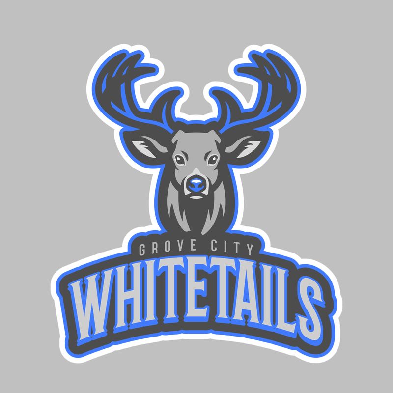 The logo for the Grove City Whitetails, an expansion team in The Basketball League.