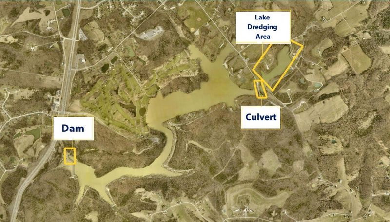 Access to the AJ Jolly Park campgrounds and lake will be closed for more than a year while a $10 million repair project is underway.