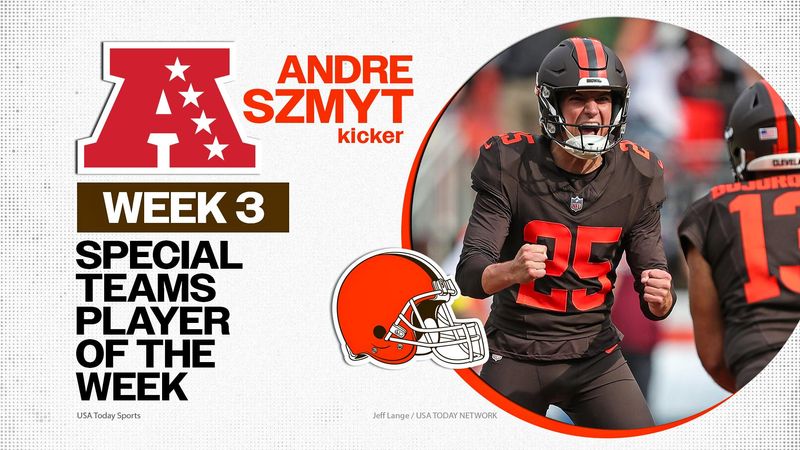 Browns K Andre Szmyt