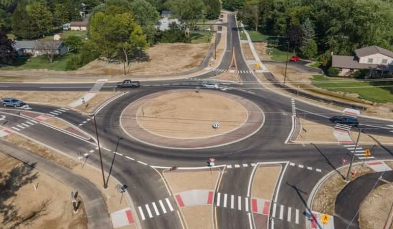 The city of Dublin opened its 30th roundabout on Aug. 19, 2025, at Avery, Rings and Cara roads.
