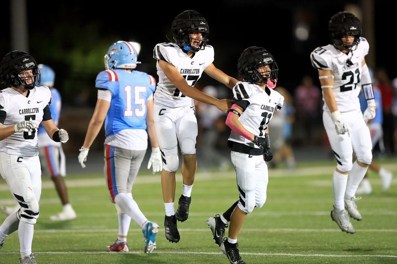 Alliance vs. Carrollton high school football, at Kehres Stadium, Friday, Oct. 3, 2025.
