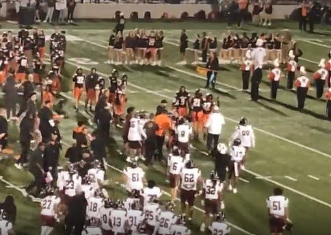 Screenshot from Massillon vs. Ritter postgame, Oct. 3, 2025