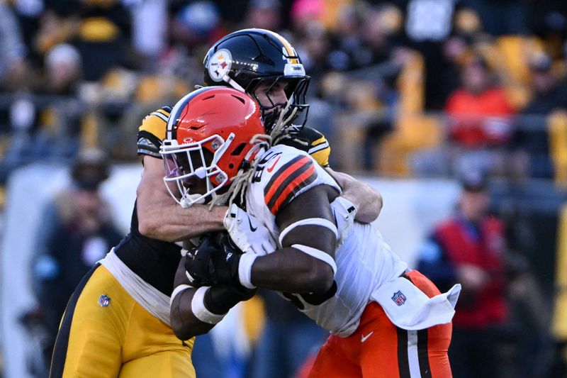 Browns vs. Steelers. Mandatory Credit: Barry Reeger-Imagn Images
