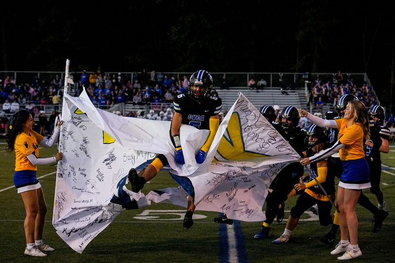 CVCA takes the field for their home game against ND-CL, Oct. 10, 2025.