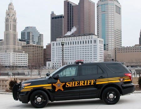 A Franklin County Sheriff's Office patrol cruiser