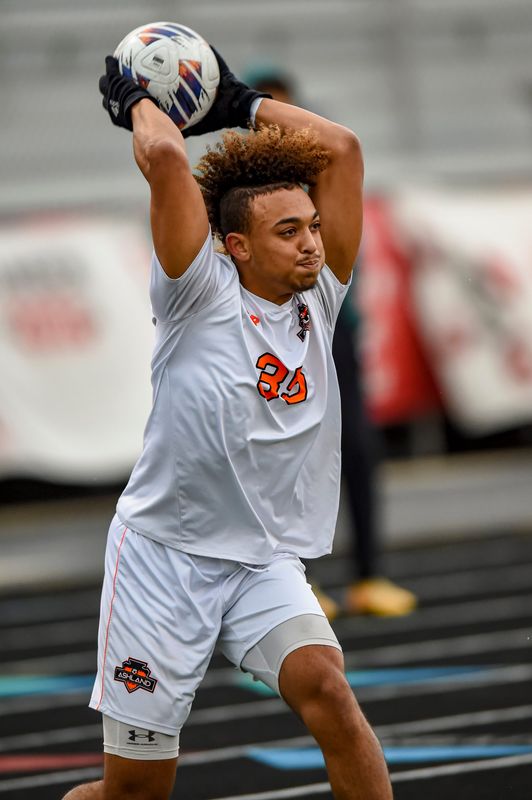 Ashland's Gary George was OCC Defensive Player of the Year and has a chance to train with a historic club in England.