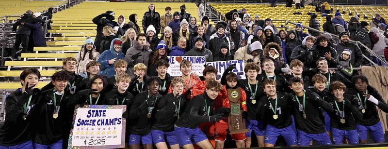 The Summit Country Day boys soccer team is back-to-back state champions after beating Ottawa Hills 5-1 on Monday, Nov. 10, 2025.