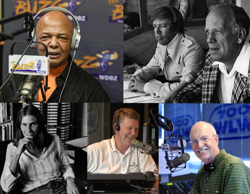 Who made Cincinnati’s top 20 radio personalities? Pictured: top, Lincoln Ware, Marty Brennaman, Joe Nuxhall; bottom, Robin Wood, Bill Cunningham, Jim Scott.