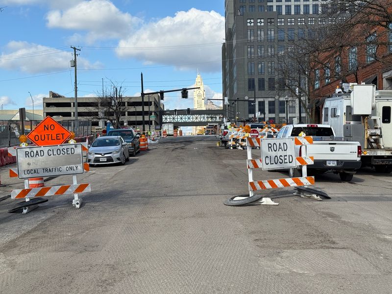 The Front Street bridge in downtown Columbus on Nov. 12, 2025.
