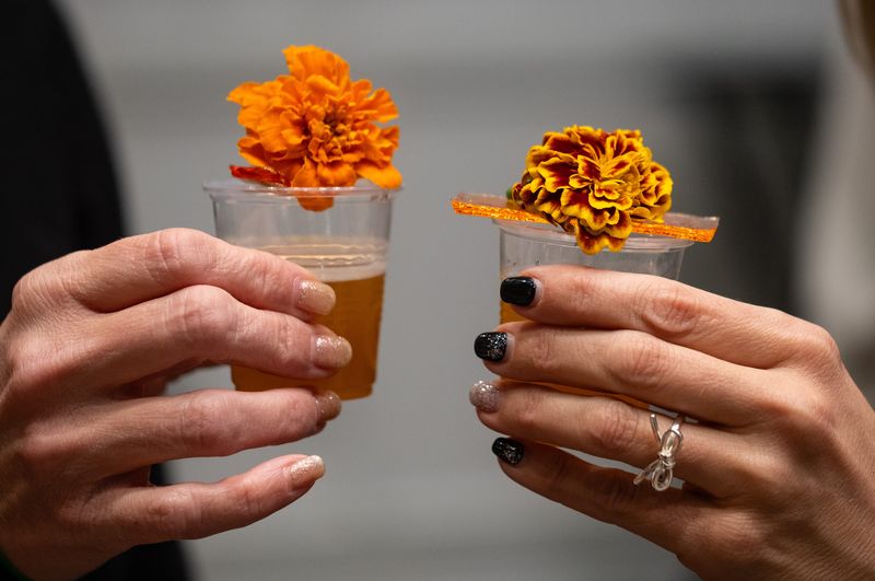 Colorful cocktails at the Columbus Monthly Fall Cocktail Competition