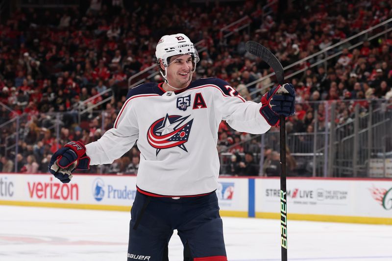 Blue Jackets center Sean Monahan has five goals and eight assists in 26 games.