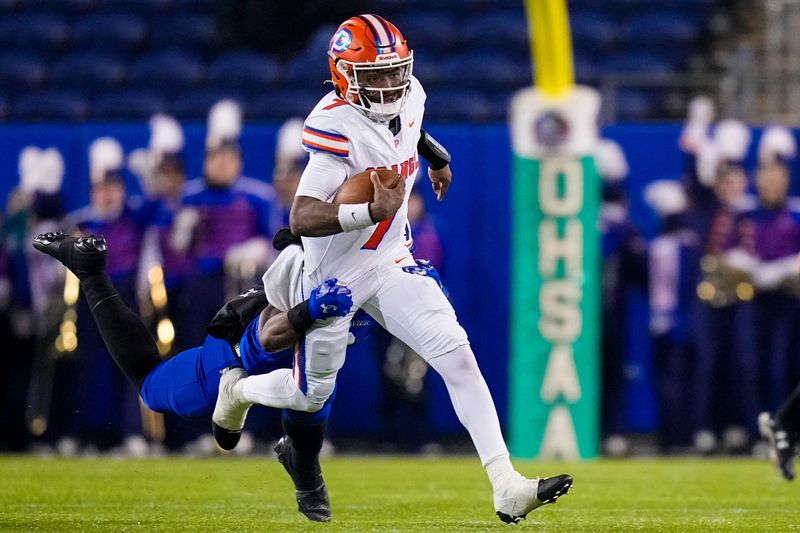 Senior quarterback Levi Davis led Olentangy Orange to its first state championship.