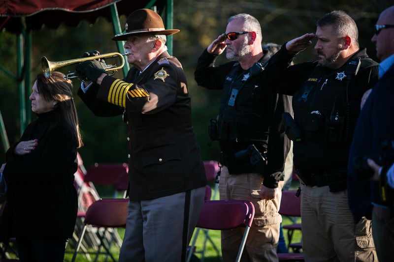 Kenton County Sheriff Charles Korzenborn, shown here playing trumpet, announced his intention to retire at the end of 2025
