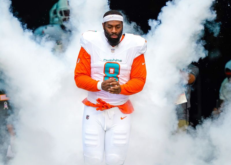 Matthew Judon with the Miami Dolphins