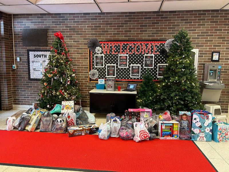 A look at some of the gifts donated for the Share a Christmas program at New Philadelphia City Schools.