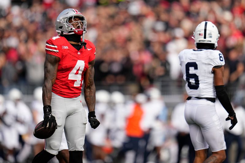 Ohio State Buckeyes wide receiver Jeremiah Smith against Penn State in November.