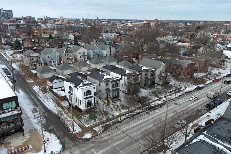 Monique Tepe, 39, and Spencer Tepe, 37, were found dead Dec. 30 at their residence at 1411 N. 4th St. They lived in the second house from the corner in this drone image. The cross street is E. Eight Ave.