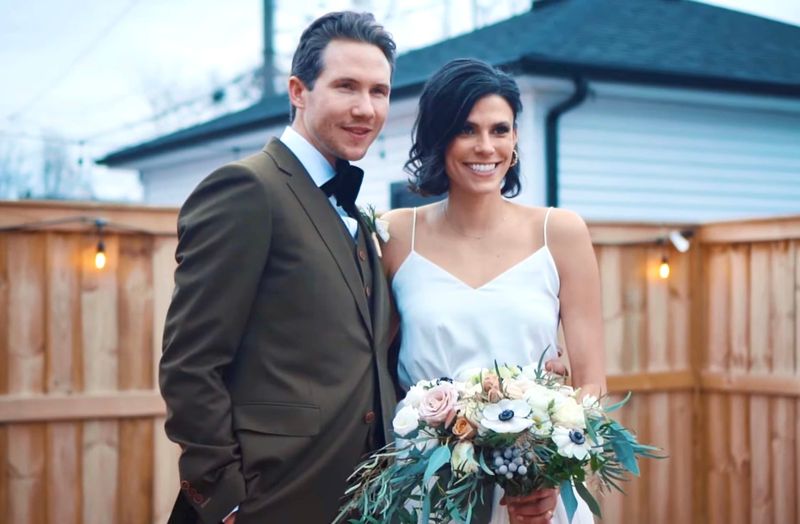 Spencer and Monique Tepe of Columbus, Ohio, are pictured on their wedding day on Jan. 31, 2021. Their bodies were found in their home on Dec. 30, 2025, about a month shy of their fifth anniversary.