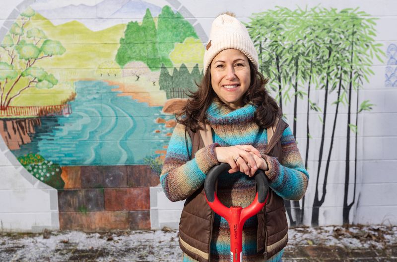 Rebecca Ness, with Green Bexley, is working to help beautify alleys and gardens in the Bexley.
