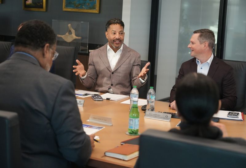 Columbus Metropolitan Housing Authority President and CEO Charles Hillman at a CMHA Board of Commissioners meeting Jan 23, 2026.