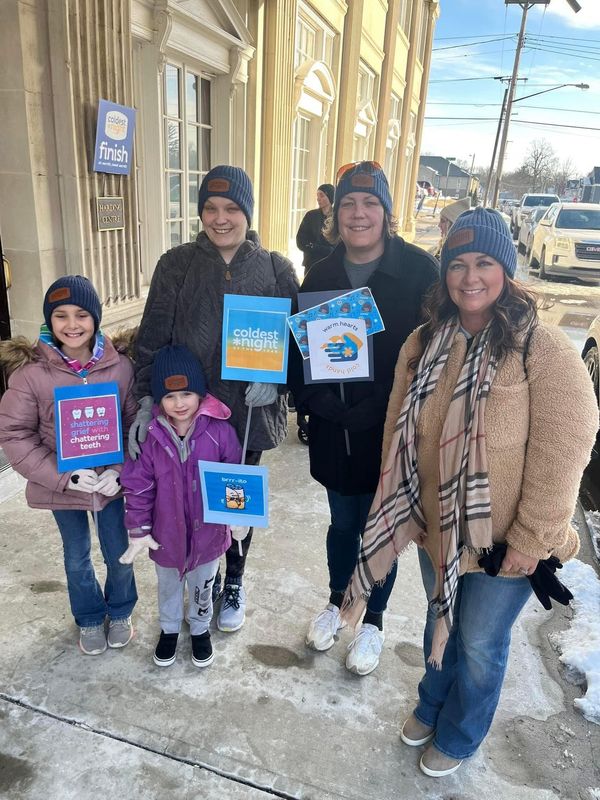 Walkers of all ages supported the Coldest Night of the Year in Feb. 2025. The next one is coming up on Feb. 28 at the Harding Hotel in downtown Marion.