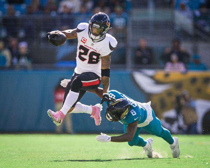 Running back Joe Mixon with the Houston Texans