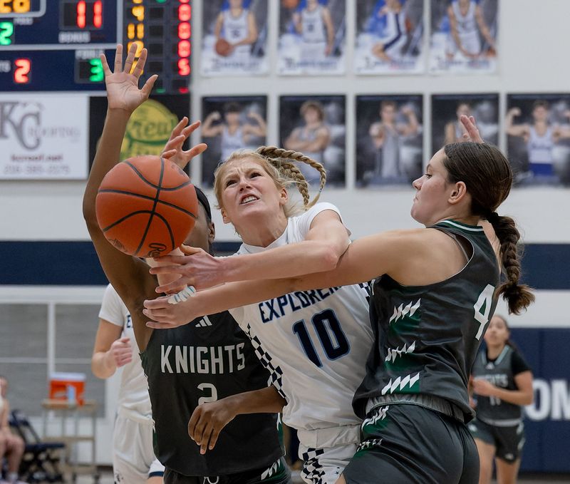 Hudson's Ashli Pearson gets fouled in the lane during a game against Nordonia on Jan. 31 in Hudson.