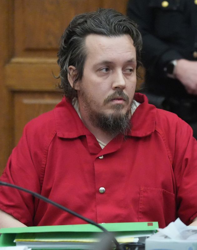 James L. Fair, 36, listens as Stark County Common Pleas Judge Frank G. Forchione finds him not guilty by reason of insanity on Feb. 2, 2026.