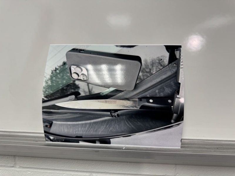 The knife that was used in the stabbing of a Butler County Sheriff's Office deputy in Madison Township on Feb. 5, 2026.
