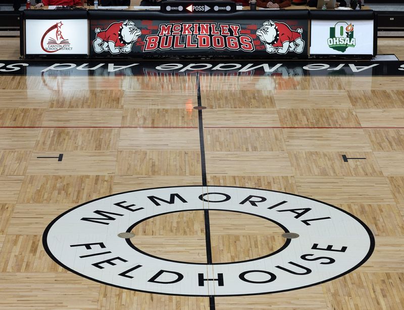 Canton Memorial Field House, home of the McKinley High School Bulldogs.